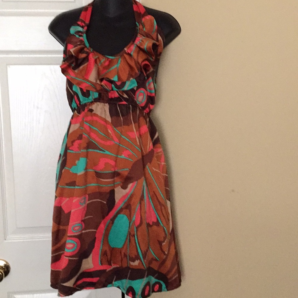 Judith March halter dress medium EUC